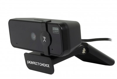 Webcam PERFECT CHOICE PC-320500, 2 MP, USB, Negro, 1920 x 1080 Pixeles