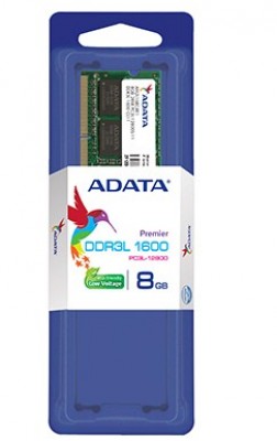 *4 GB, PC3L 12800, 4 GB, DDR3L, 1600 MHz, 204-pin SO-DIMM, RAM ADATA (ADDS1600W4G11-S)