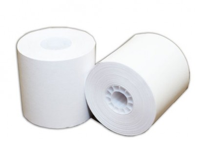 Rollo de papel Termico Sencillo PCM T8070C50, Color blanco