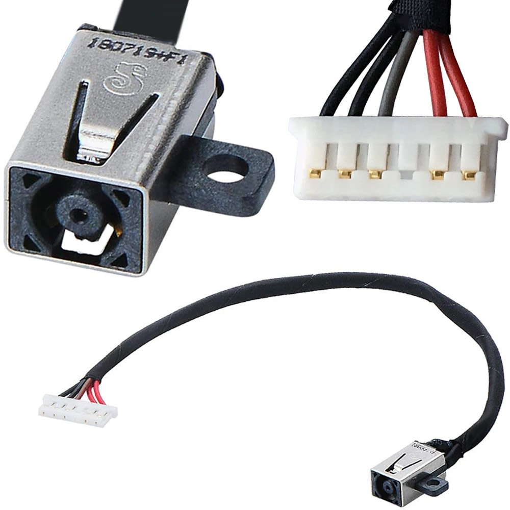 Power Jack Arnes Dell Inspiron 15, 3551, 3548, 3558, 3552, 450,030060001, W3JD, 6,69 pulgadas