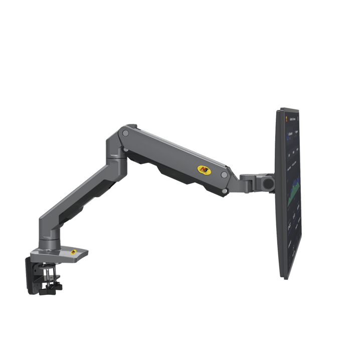 Montaje de Escritorio Articulado para Monitores de 27-45&quot; / Soporta hasta 15 kg / Vesa 75 x 75 / 100 x 100 / Acero / Giro: 360°