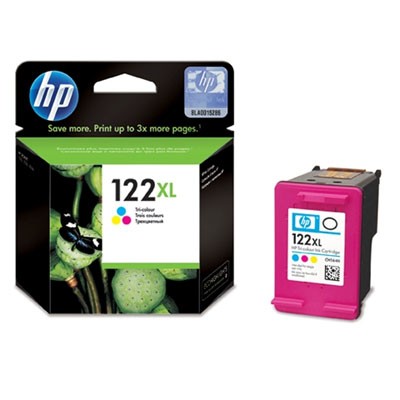 *Cartucho HP 122XL, CH564HL, Tricolor, Cian, Magenta, Amarillo