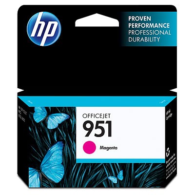 Cartucho HP 951, CN051AL, Magenta