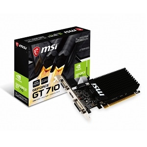 *Tarjeta de video MSI GT 710 1G DDR3 PCIE 2.0 HDMI/VGA/DVI