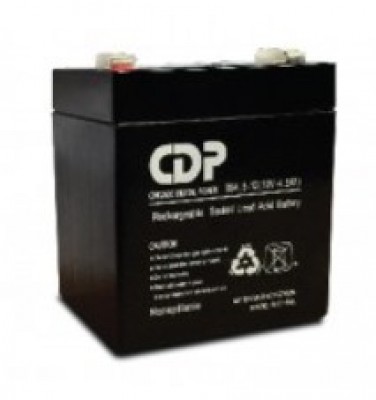 *Batería CDP B-12/5, Negro, 12 V 5Ah