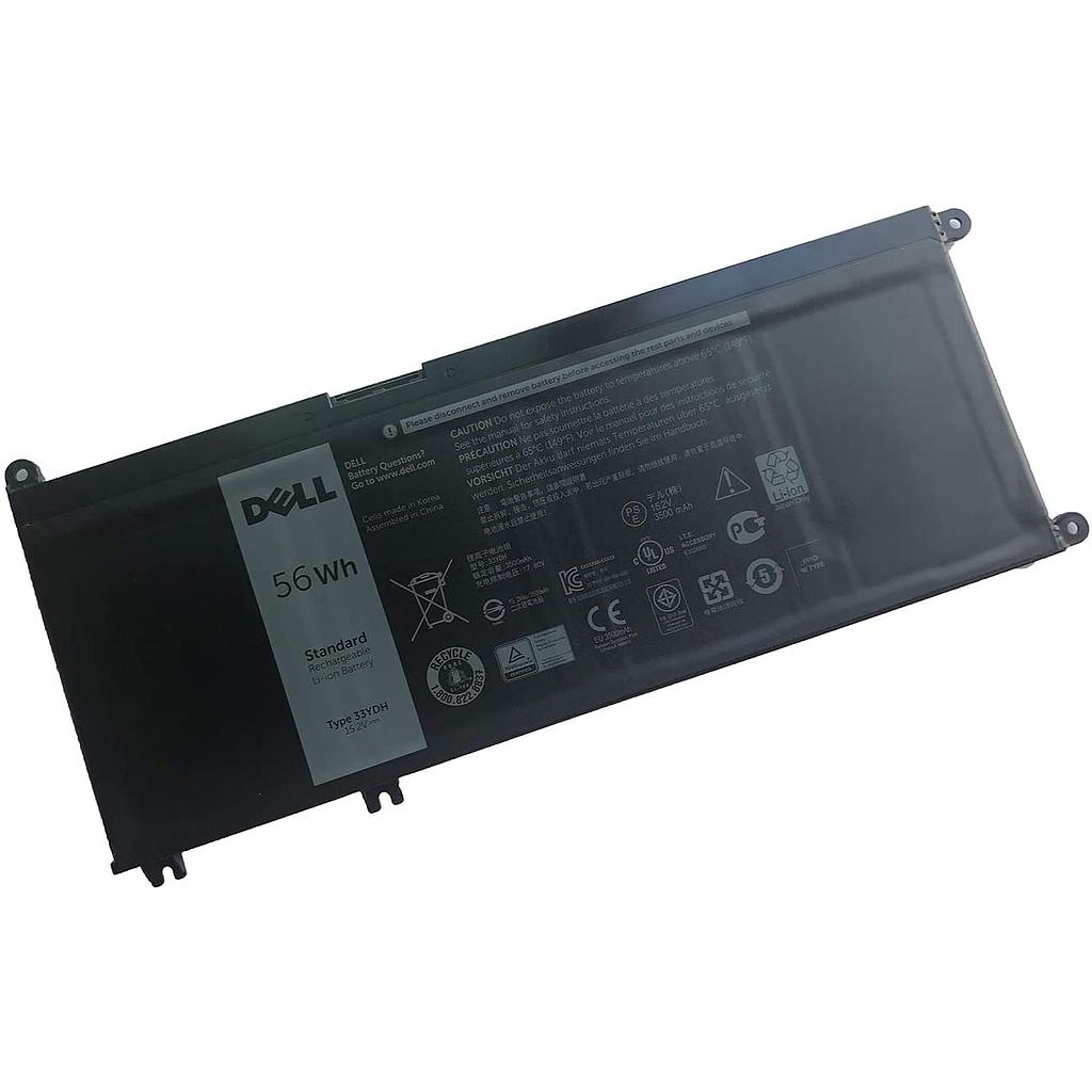 DELL ORIGINAL BATTERY, 15.2V, 4CELL, 3500MAH (56WH) 33YDH