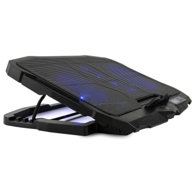 Base enfriadora Vorago CP-301 laptop hasta 17 pulgadas 5 posiicones LED 4 ventiladores
