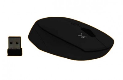 *Mouse Inalámbrico PERFECT CHOICE PC-045038, Negro