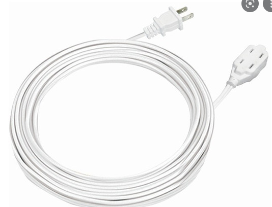 *Extensión eléctrica 6M 3 TOMAS P/USO DOMESTICO 127VCA L-N 13A MAX.