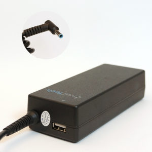 Cargador OvalTech Dell 19.5V 2.31A P/Negra OTAC-E74D Mini Pin Central 45W