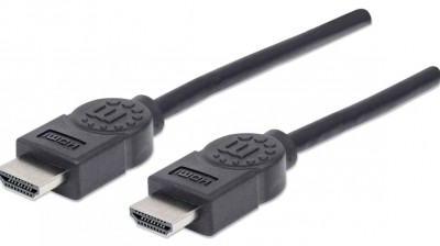 Cable HDMI MANHATTAN, 1,8 m, HDMI, HDMI, Macho/Macho, Negro