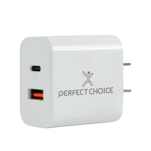 *CARGADOR DE PARED 20W USB Y TY PWR PE C COMP SMARTPHONE TABLET